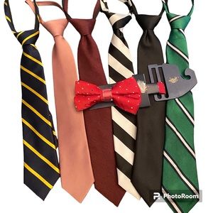 Boys zipper ties